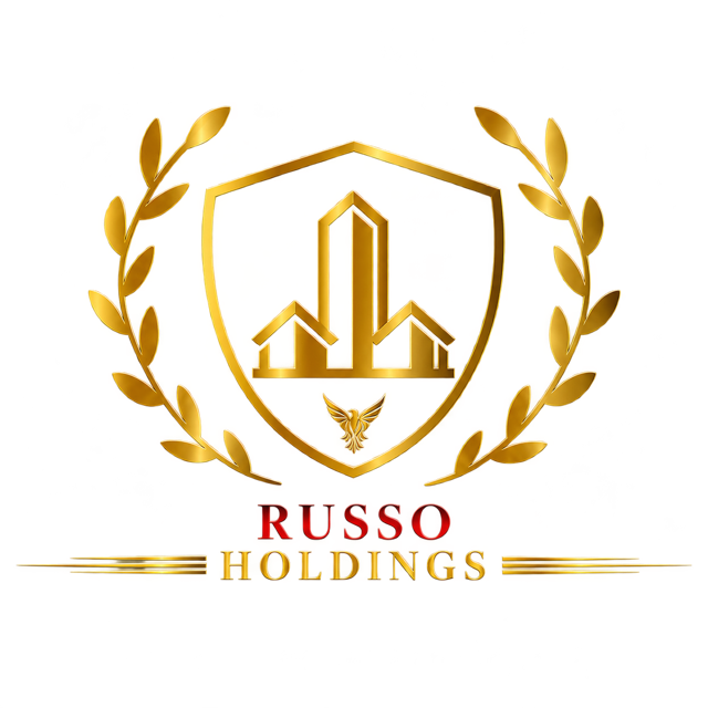 Russo Holdings crest and wordmark